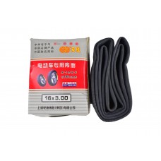 双钱16*3.0电动内胎【弯嘴】